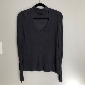 Olivaceous knit sweater